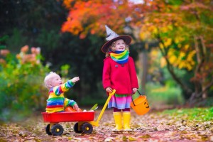 Halloween kids wagon